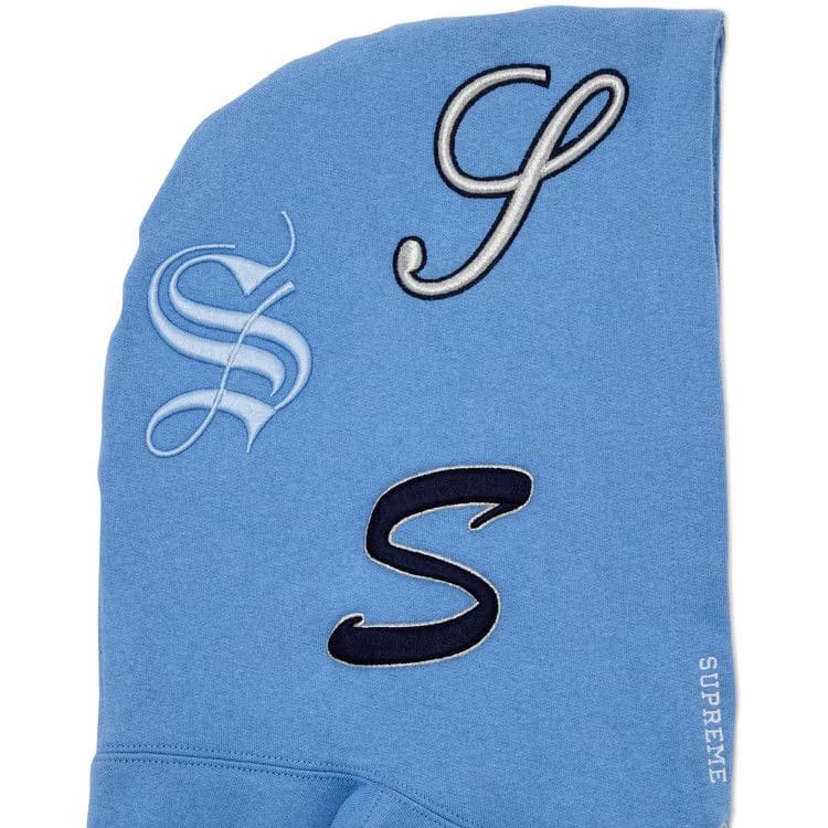Supreme Multi S Logo Hoodie Light Blue