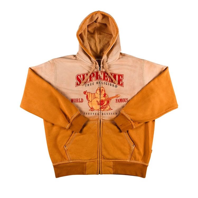 Supreme x True Religion Zip Up Hoodie Dusty Orange