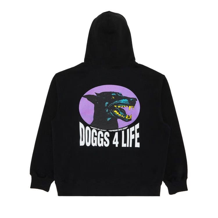 Supreme Doggs Hoodie Black