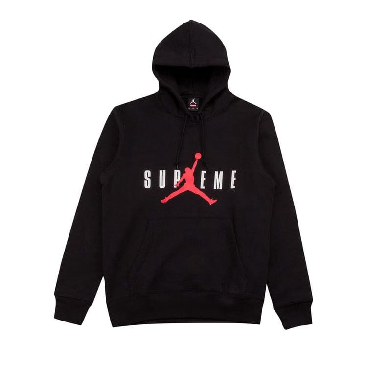 Supreme x Jordan Hooded Pullover Black