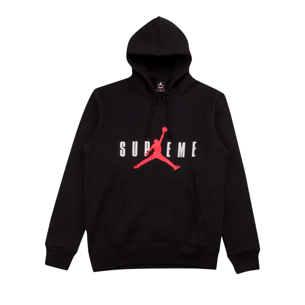 Supreme x Jordan Hooded Pullover Black