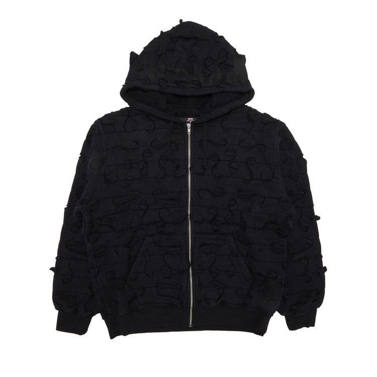 Supreme x Griffin Zip Up Hoodie Black