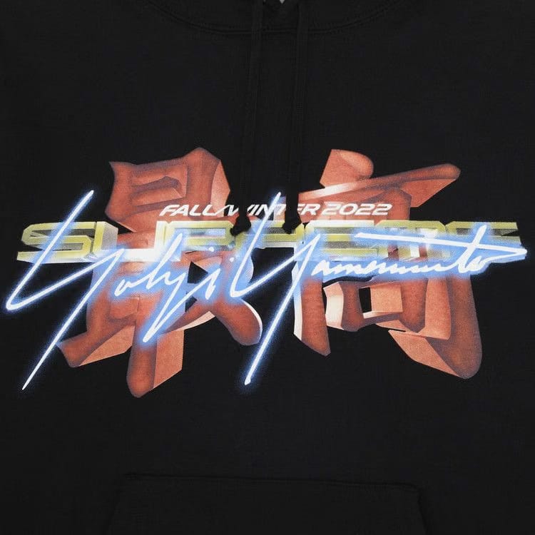 Supreme x Yohji Yamamoto x TEKKEN Hoodie Black
