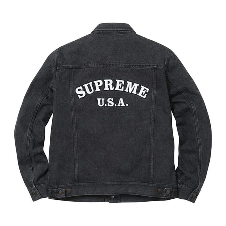 Supreme Denim Trucker Jacket Black