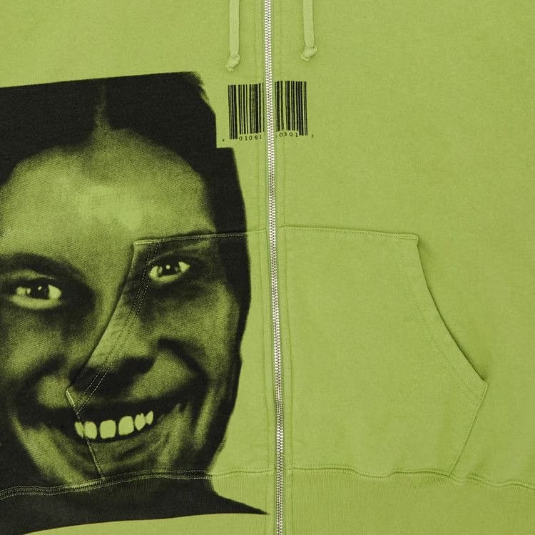 Supreme x Aphex Twin Zip Up Hoodie Lime