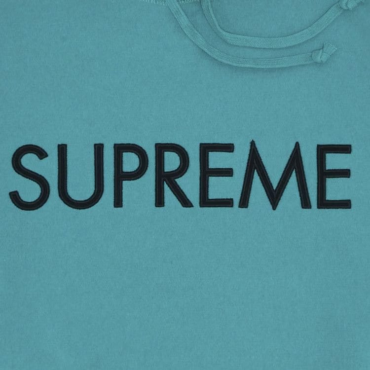 Supreme Capital Hoodie Dark Aqua
