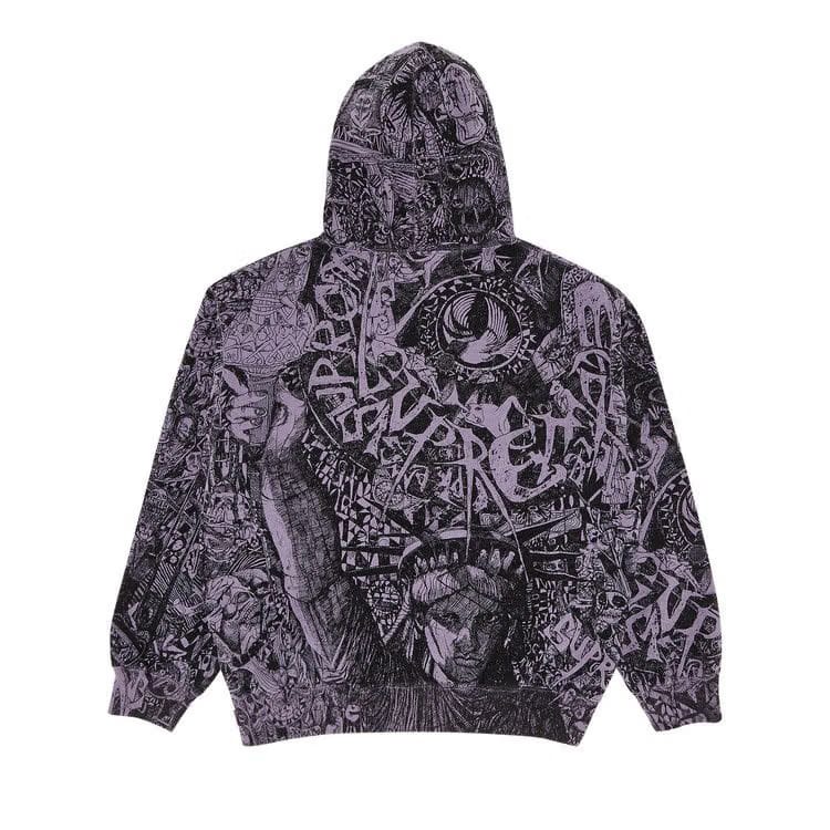 Supreme Liberty Hoodie Dusty Purple