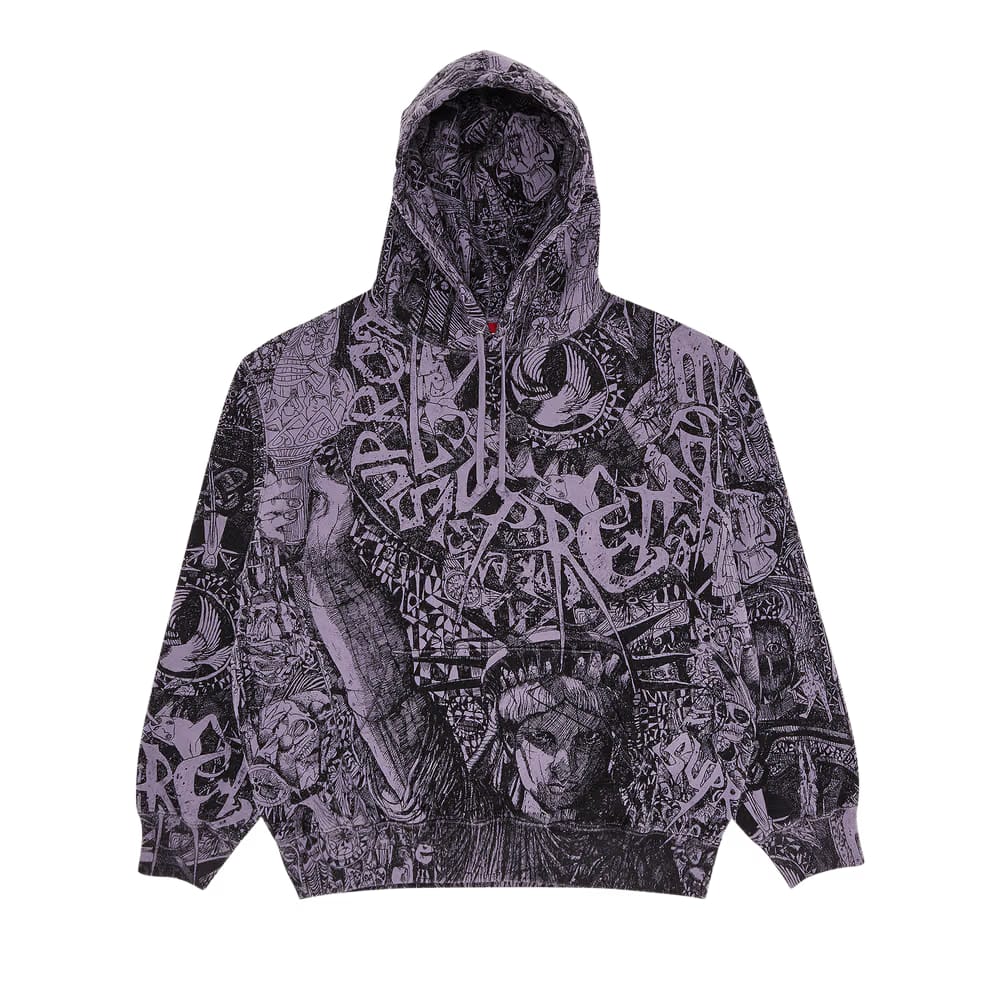 Supreme Liberty Hoodie Dusty Purple