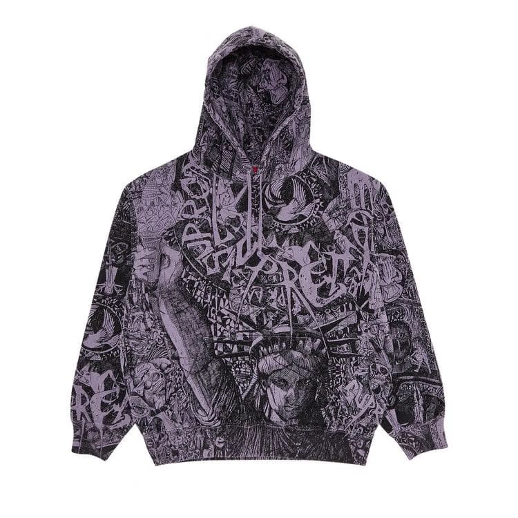 Supreme Liberty Hoodie Dusty Purple