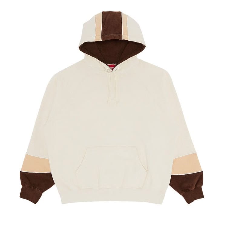 Supreme Paneled Hoodie Natural
