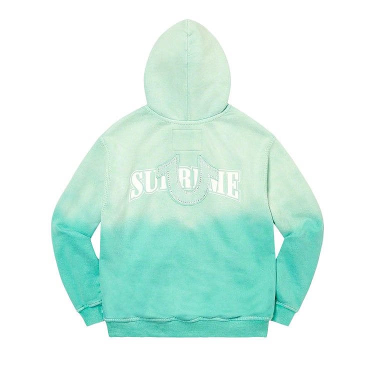Supreme x True Religion Zip Up Hoodie Aqua