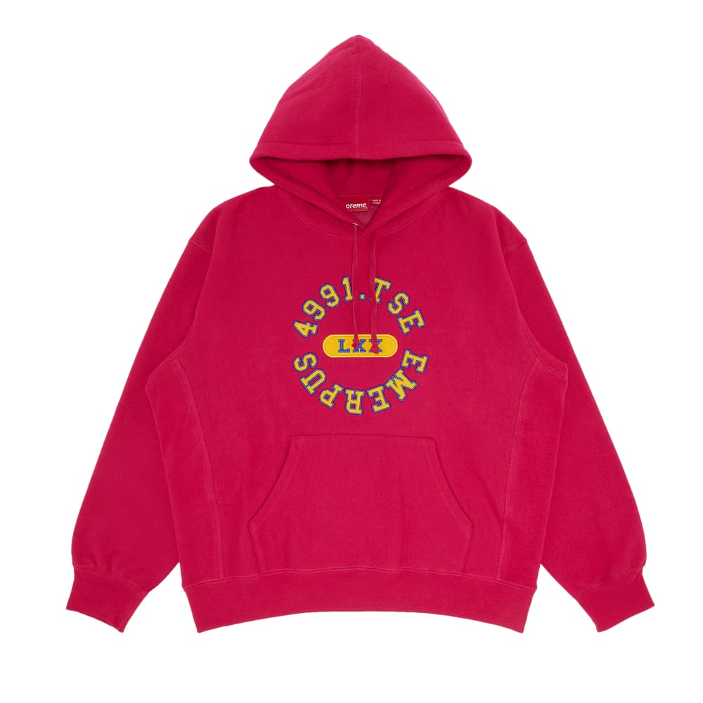Supreme Reverse Hoodie Fuchsia