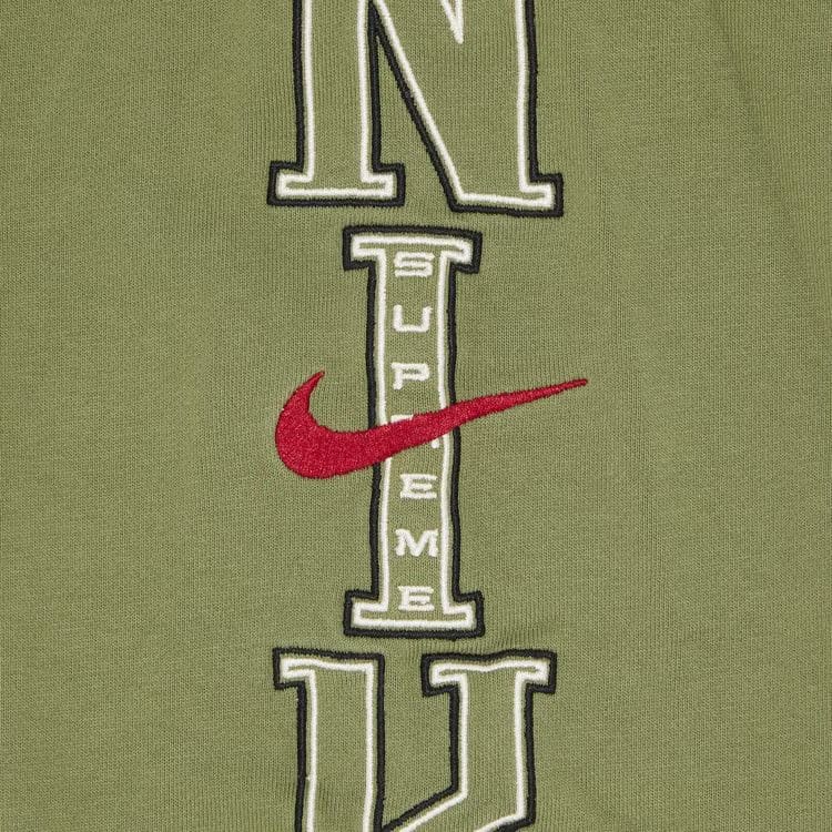 Supreme x Nike Hoodie Olive
