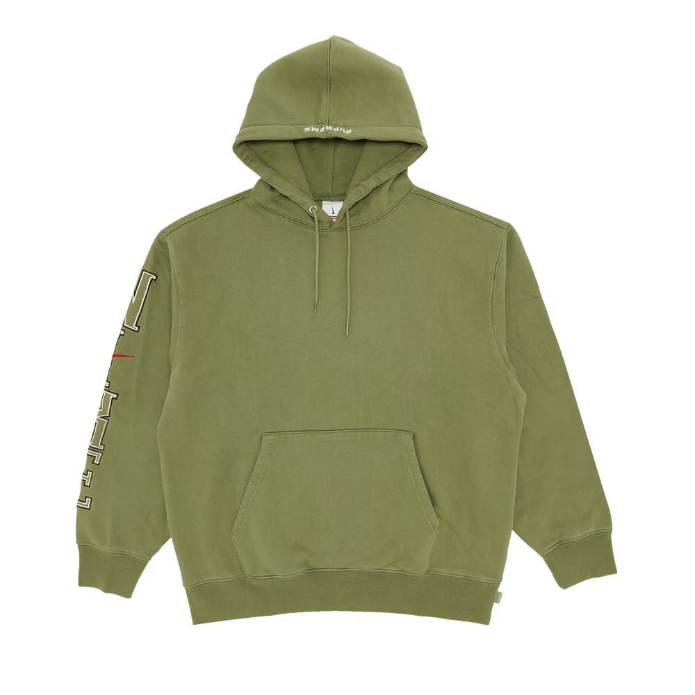 Supreme x Nike Hoodie Olive