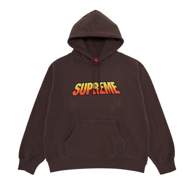 Supreme Gradient Hoodie Brown