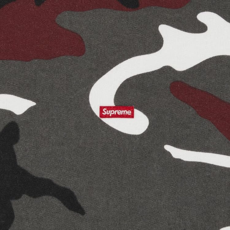 Supreme Small Box Drawcord Hoodie Red Camo