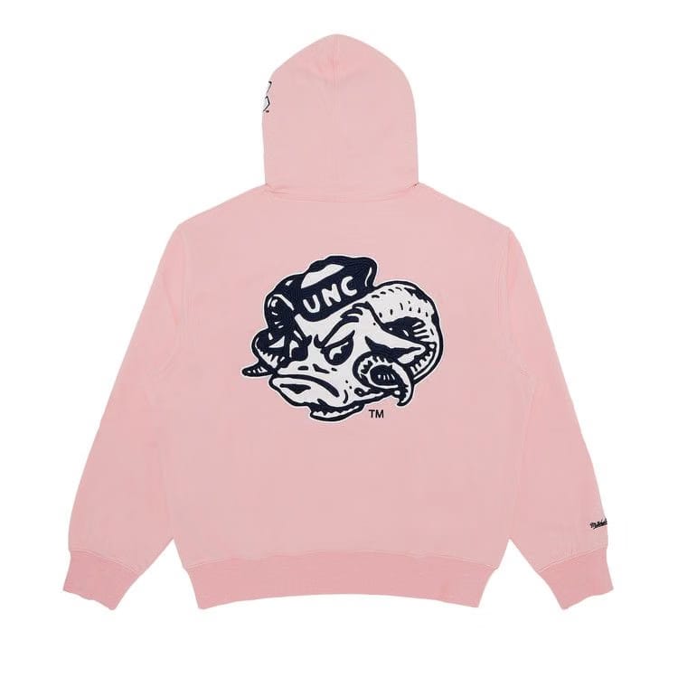 Supreme x Mitchell & Ness NCAA Hoodie Pink
