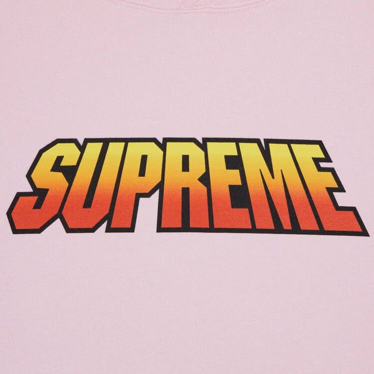 Supreme Gradient Hoodie Light Pink