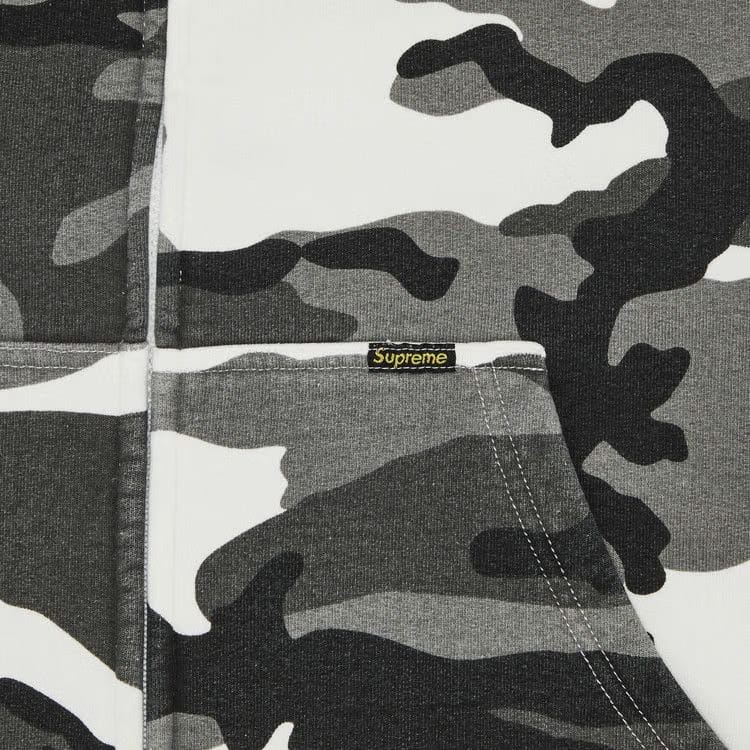 Supreme Work Zip Up Hoodie Snow Camo