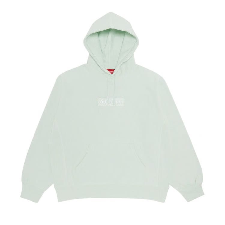 Supreme Box Logo Hoodie Light Green