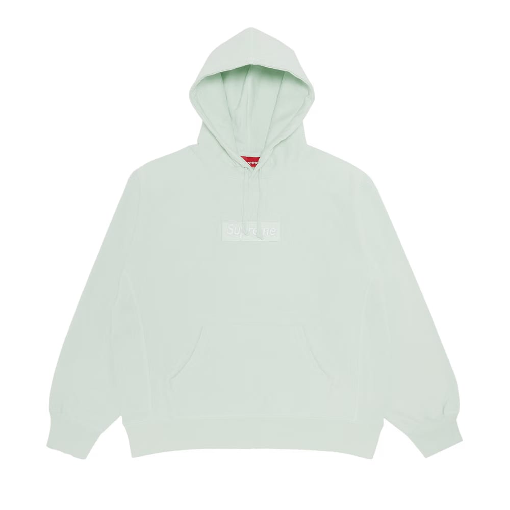 Supreme Box Logo Hoodie Light Green