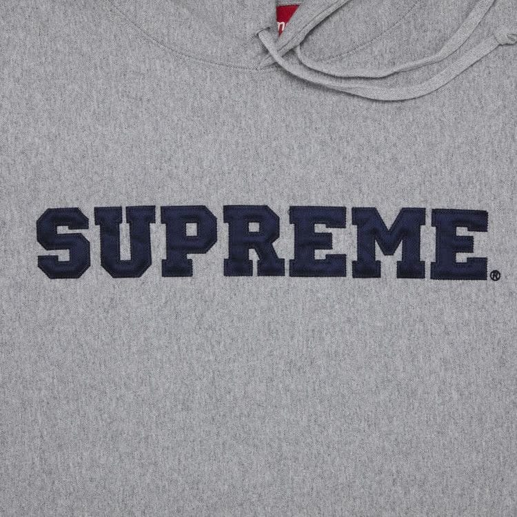 Supreme Collegiate Hoodie Heather Grey