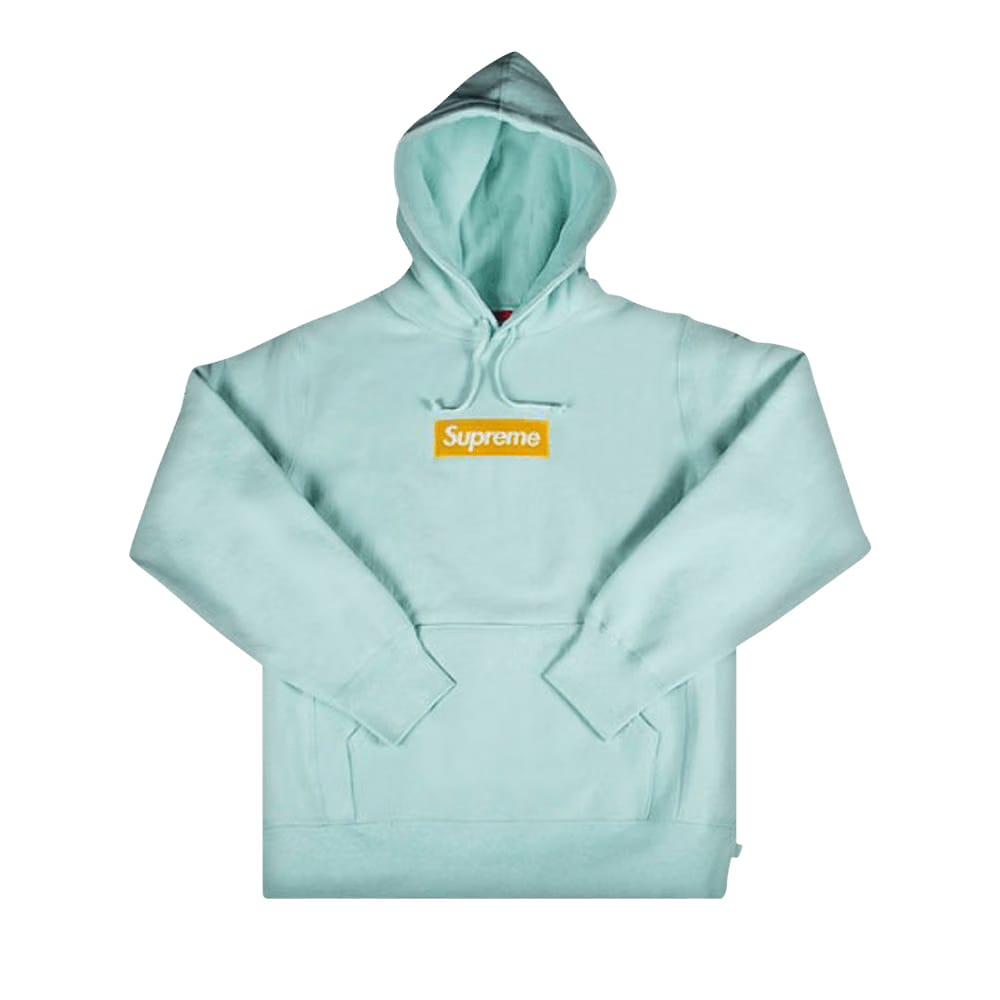 Supreme Box Logo Hoodie Ice Blue
