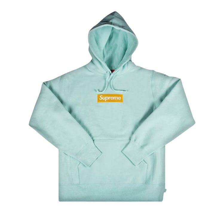Supreme Box Logo Hoodie Ice Blue