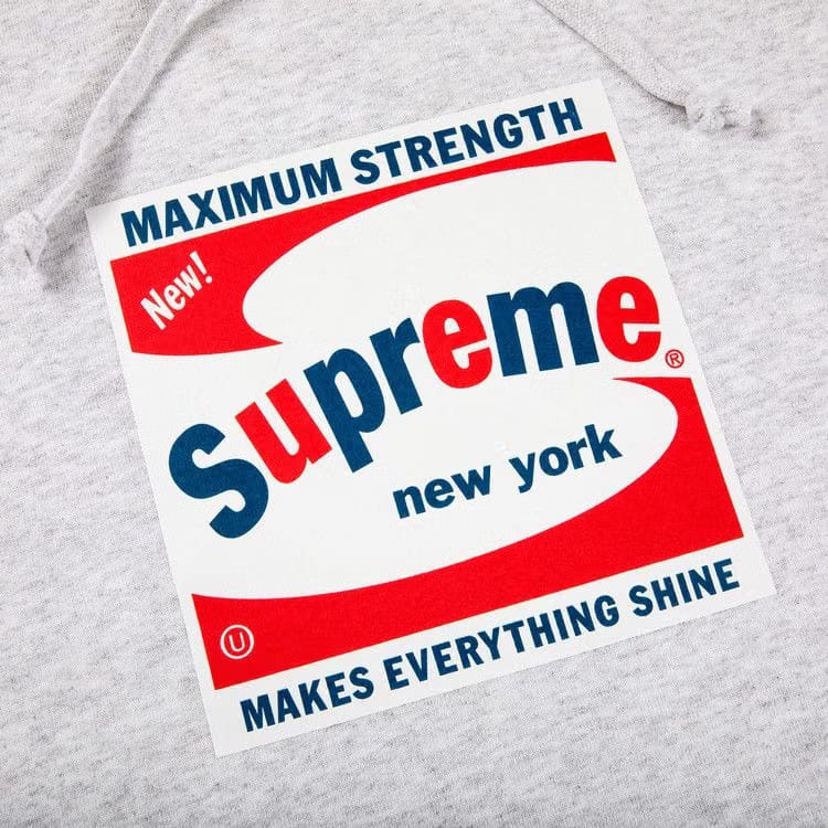 Supreme Shine Hoodie Ash Grey