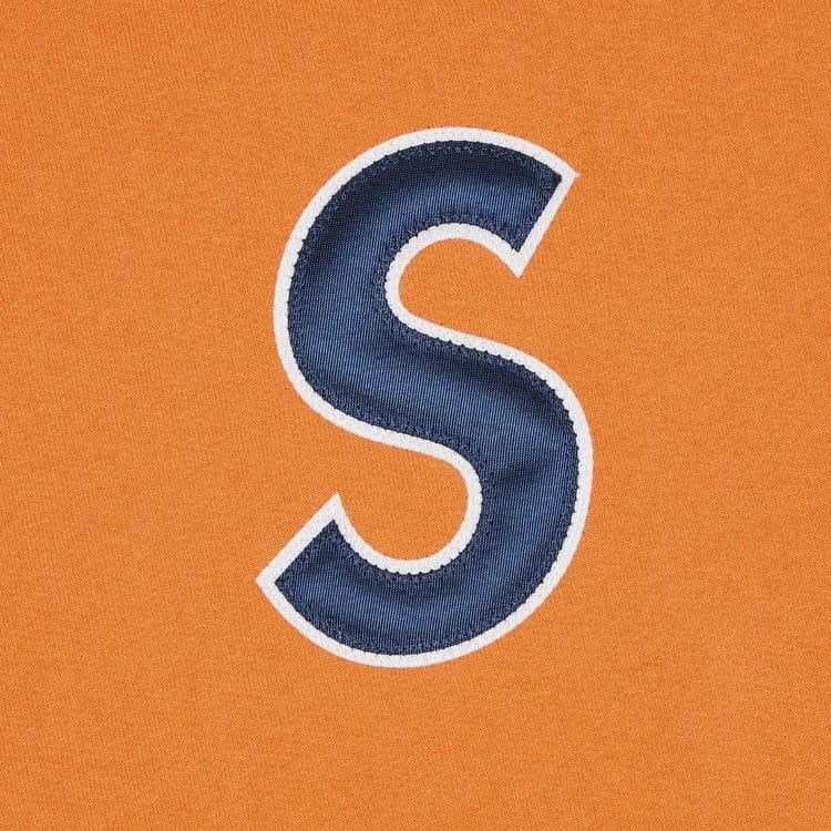 Supreme S Logo Hoodie Light Orange