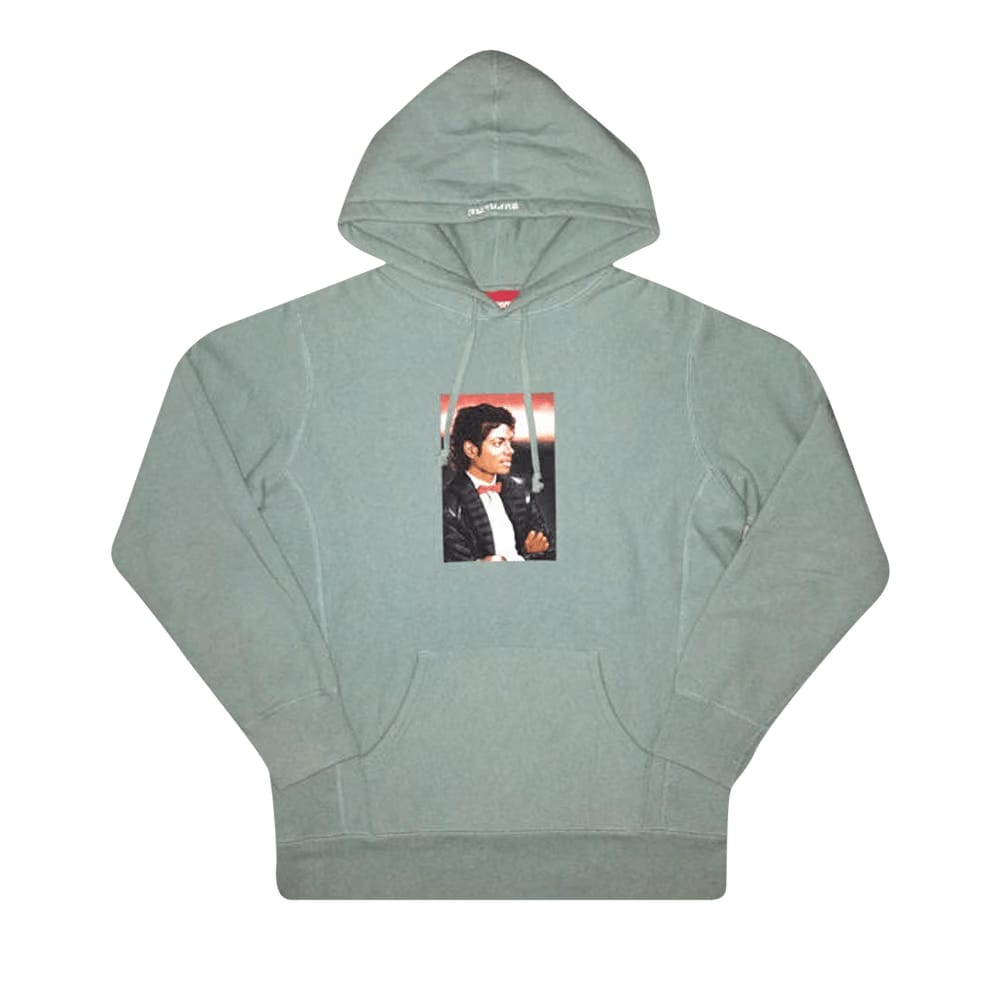 Supreme Michael Jackson Hoodie Seafoam
