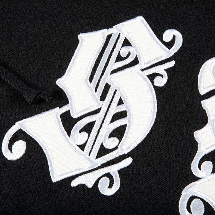 Supreme Old English Wrap Hoodie Black