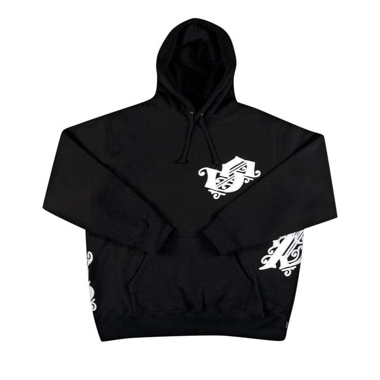 Supreme Old English Wrap Hoodie Black