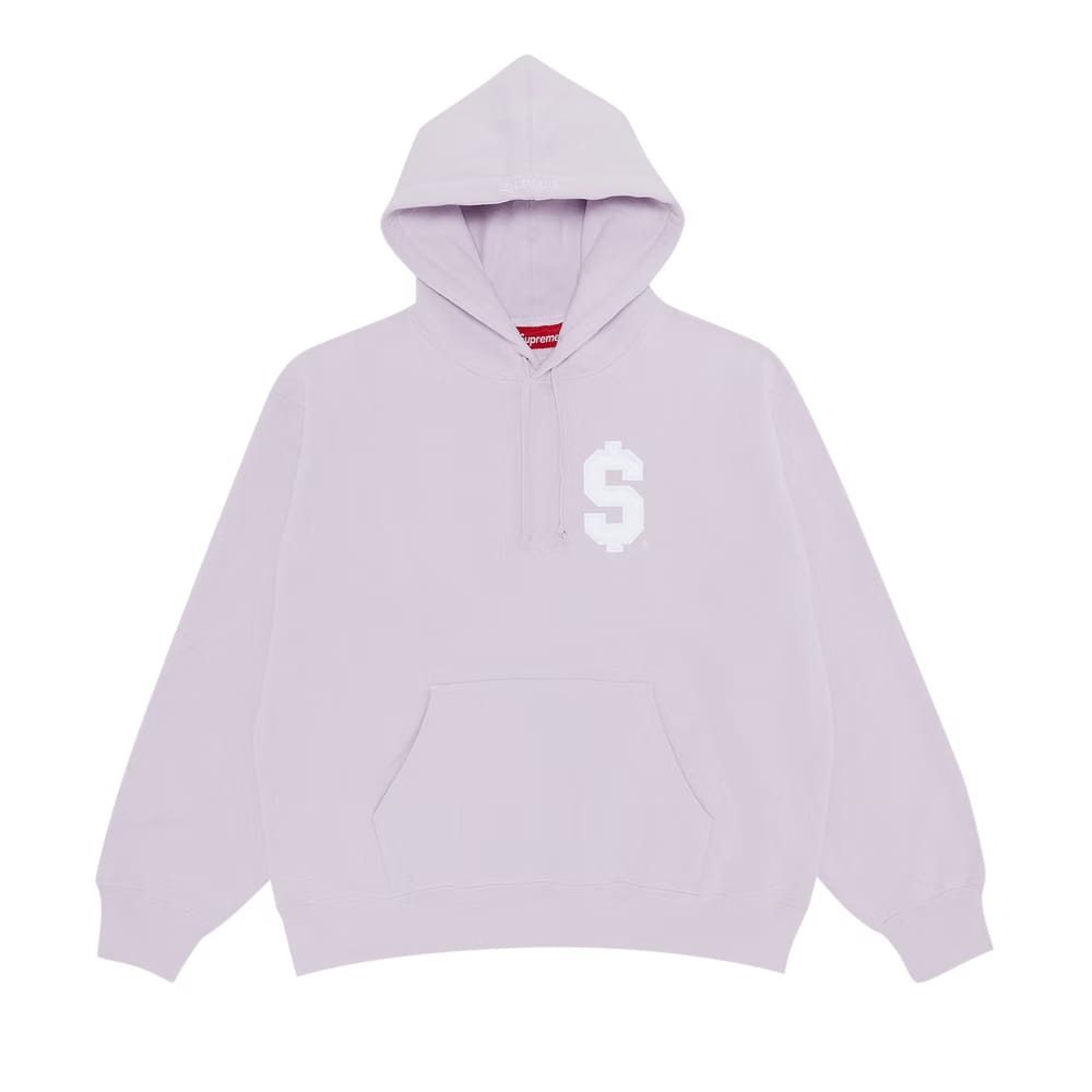 Supreme $ Hoodie Light Purple