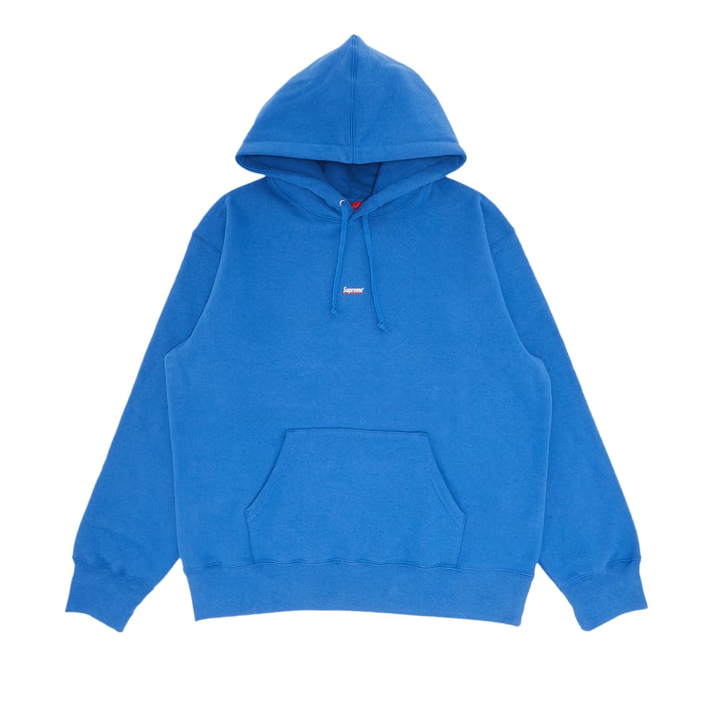 Supreme Underline Hoodie Washed Royal