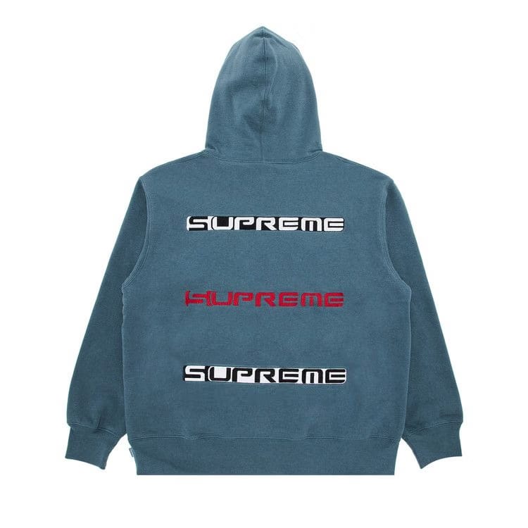 Supreme AOI Stacked Hoodie Slate