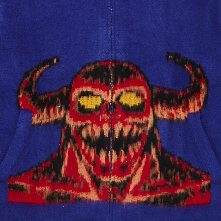 Supreme x Toy Machine Zip Up Hoodie Blue
