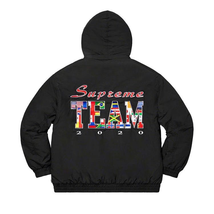Supreme Team Puffy Jacket Black