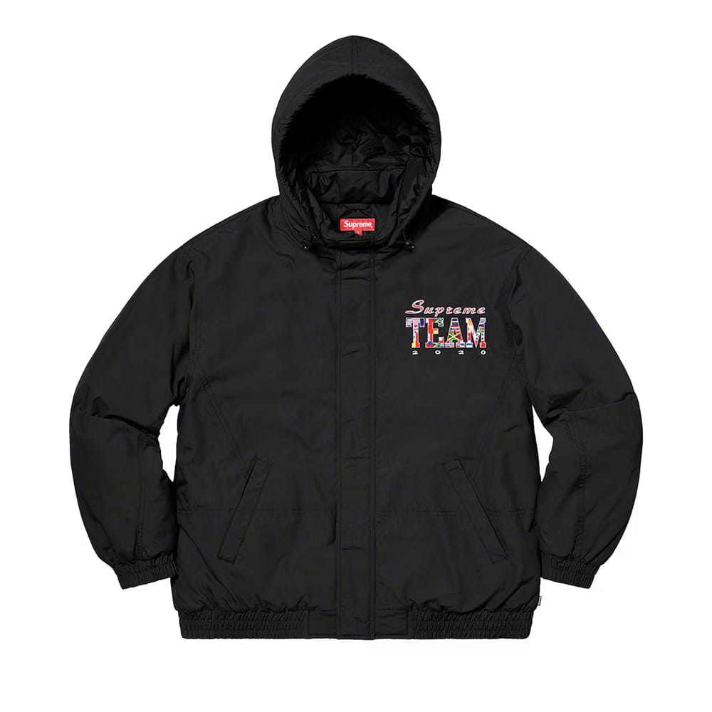Supreme Team Puffy Jacket Black