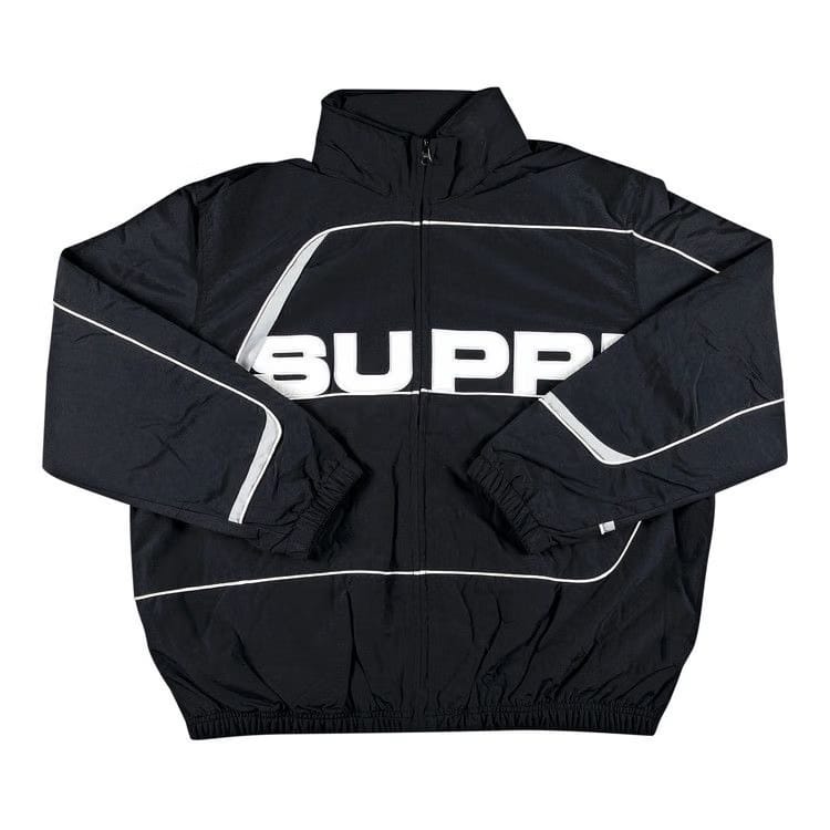 Supreme S Paneled Track Jacket Black