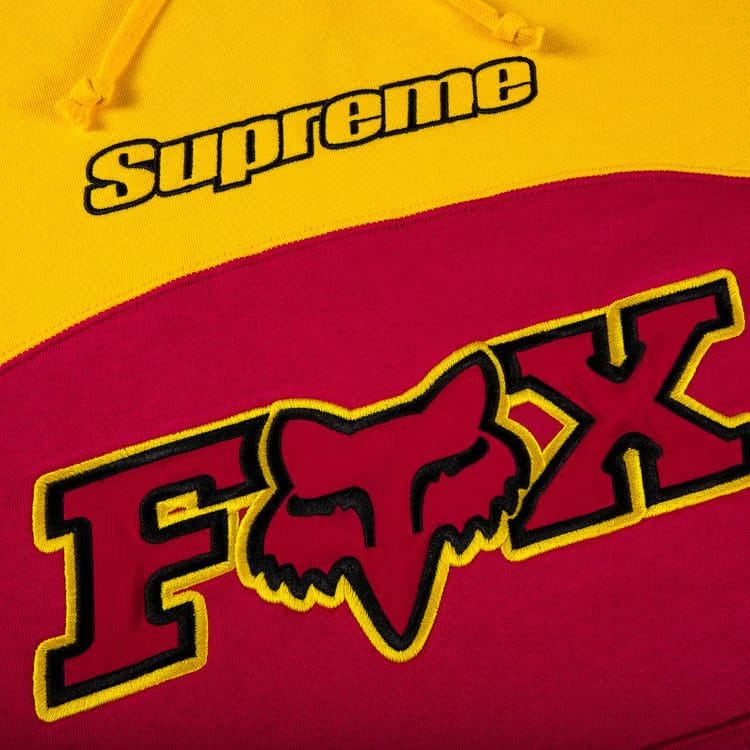 Supreme x Fox Racing Hoodie Pink