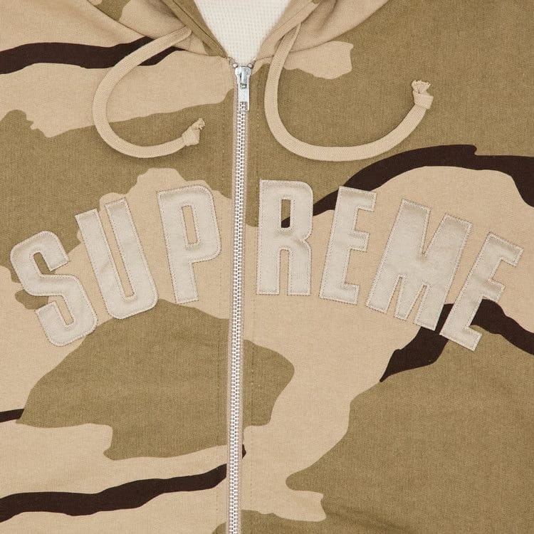Supreme Arc Thermal Zip Up Hoodie Desert Camo