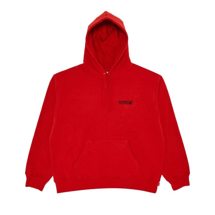 Supreme On God Hoodie Burnt Red