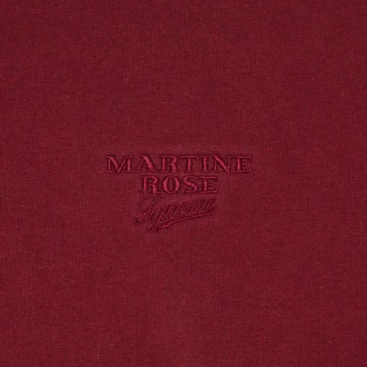 Supreme x Martine Rose Towel Zip Up Hoodie Cardinal