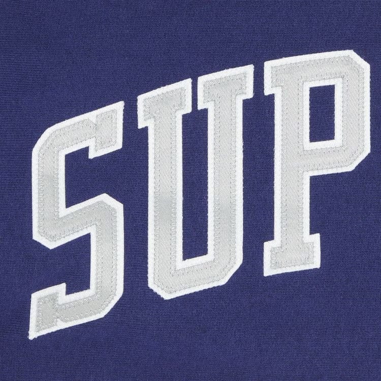 Supreme Sleeve Arc Hoodie Washed Navy