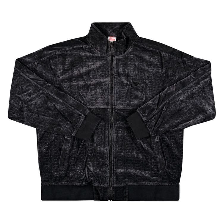 Supreme x Nike Velour Track Jacket Black