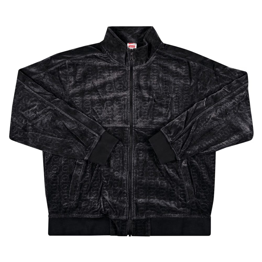 Supreme x Nike Velour Track Jacket Black