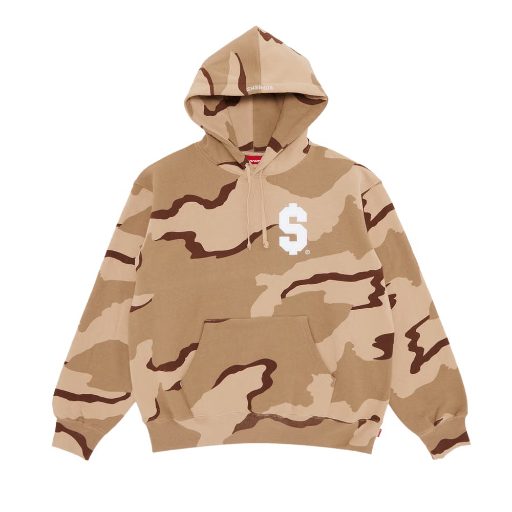 Supreme $ Hoodie Desert Camo
