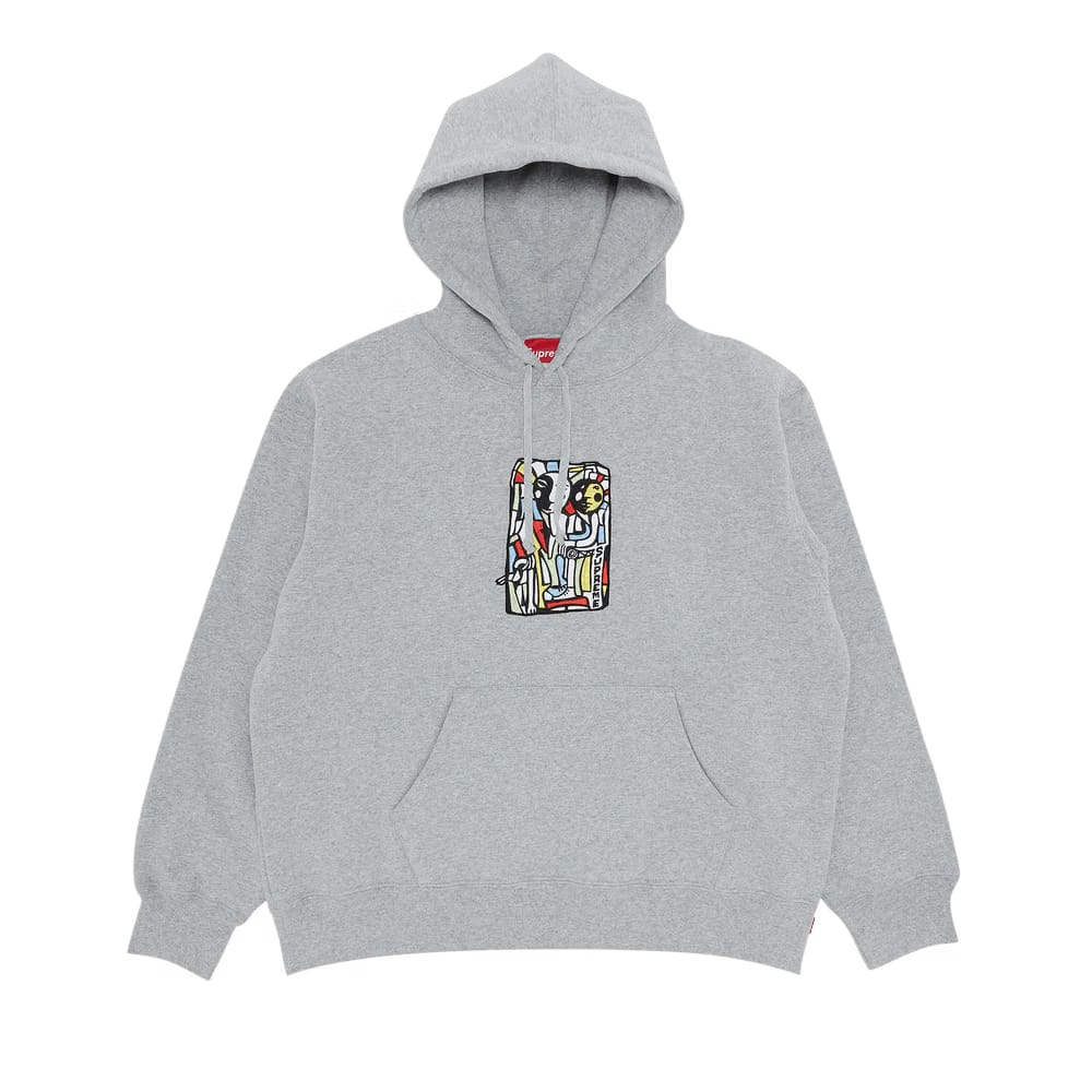 Supreme Neil Blender Mosaic Hoodie Heather Grey