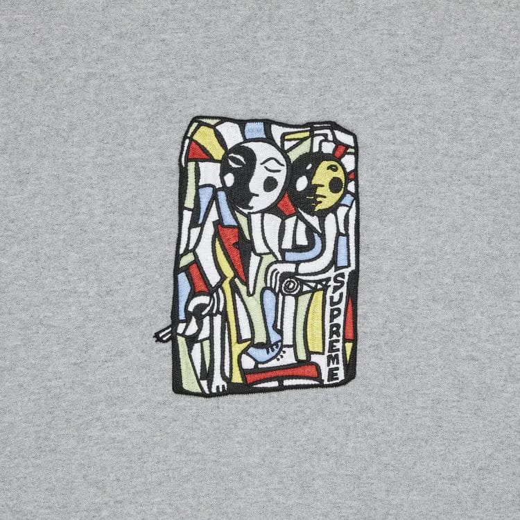 Supreme Neil Blender Mosaic Hoodie Heather Grey